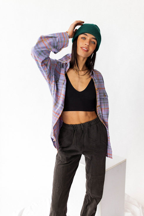 Call Me Ribbed Brami// Black